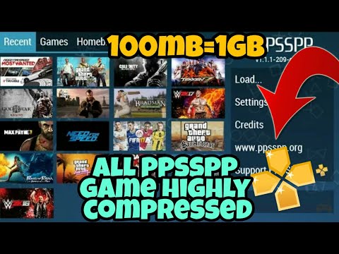 Game psp iso high compressed